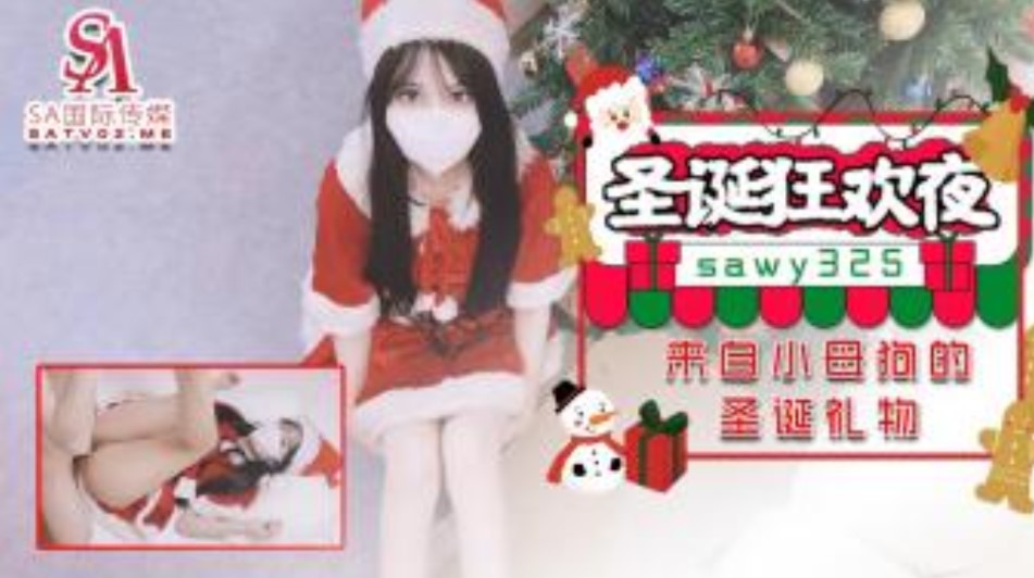 SAWY325 圣诞狂欢夜 来自小母狗的圣诞礼物 小敏儿<script src=